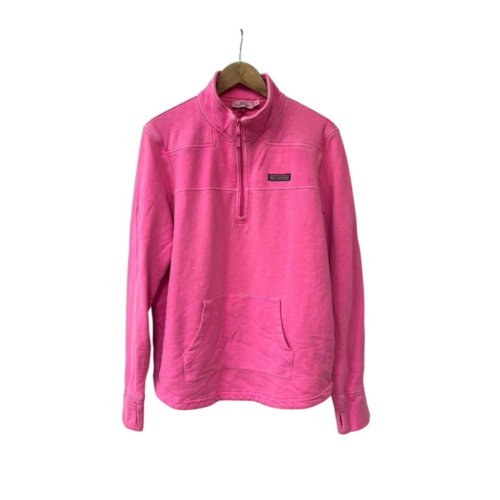 Vineyard Vines Relaxed Garment Dyed Shep Shirt/Jacket Pink Women S